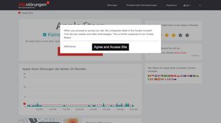
                            8. Apple Store aktuelle Störungen und Probleme | Allestörungen