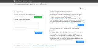 
                            3. Apple Store for Education Institution : Trouvez votre établissement