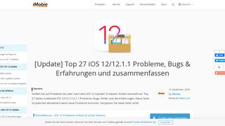 
                            13. Apple: Top 27 iOS 12/12.1.1 Update-Probleme, Bugs & Erfahrungen
