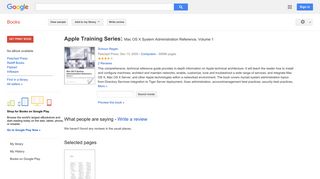 
                            10. Apple Training Series: Mac OS X System Administration Reference - Google बुक के परिणाम