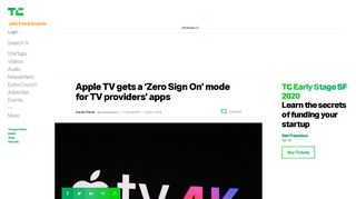 
                            2. Apple TV gets a 'Zero Sign On' mode for TV providers' apps ...