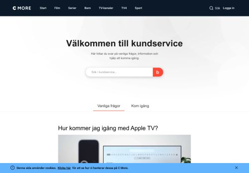 
                            7. Apple TV - Streama på C More