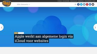 
                            7. Apple werkt aan algemene login via iCloud voor websites