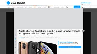 
                            7. AppleCare for new iPhone will cost more to protect from theft, loss