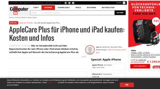 
                            9. AppleCare Plus für iPhone und iPad: Kosten, Infos - COMPUTER BILD