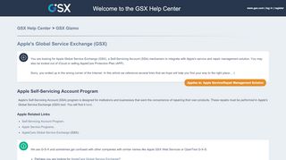 
                            7. Apple's Global Service Exchange (GSX) – GSX Help Center
