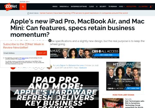 
                            11. ​Apple's new iPad Pro, MacBook Air, and Mac mini: Can features ...