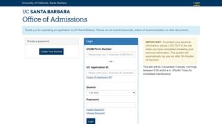 
                            1. Applicant Portal - UCSB Admissions - UC Santa Barbara