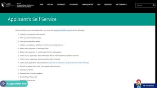 
                            5. Applicant's Self Service Portal - Undergraduate ... - SMU Admissions