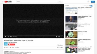 
                            5. Applicantstack Alternatives Login to JobAdder - YouTube