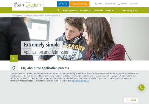 
                            2. Application & Admission | Study in Germany - SRH Hochschule Berlin