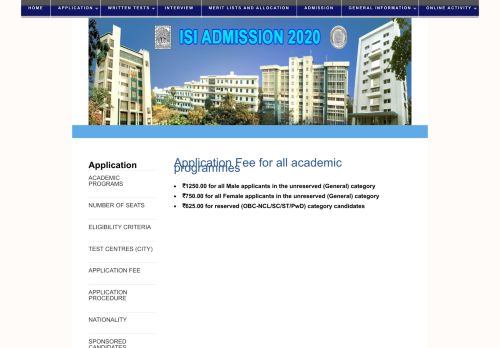 
                            4. Application Fee