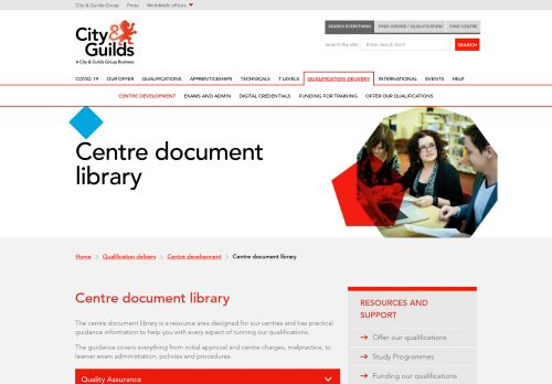 
                            8. Application for centres | City & Guilds