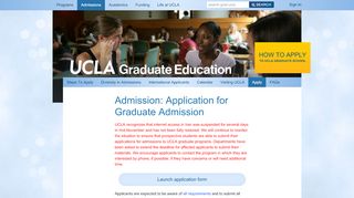 
                            3. Application for Graduate Admission - UCLA Graduate Programs
