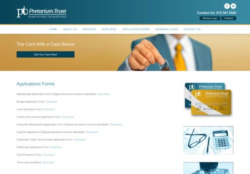 
                            13. Application Forms - Pretorium Trust | Die Kaart met n bonus / The card ...