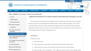
                            7. Application Information for Confucius Institute Scholarship 2018 ...