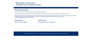 
                            9. Application Instructions - Brandeis International Business School