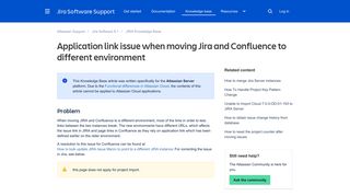 
                            7. Application link issue when moving Jira and Confluence to different ...