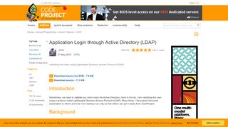 
                            3. Application Login through Active Directory (LDAP) - CodeProject