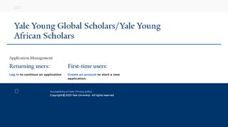 
                            4. Application Management - Yale Young Global Scholars - Yale University