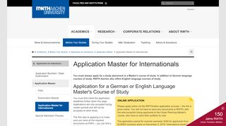 
                            2. Application Master for Internationals - RWTH AACHEN ...