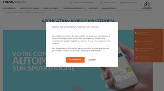 
                            3. Application mobile My Citroën - Citroën France
