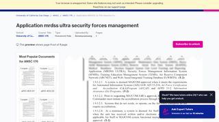 
                            12. Application MRDSS ULTRA Security Forces Management Information ...