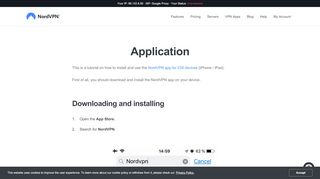 
                            6. Application | NordVPN