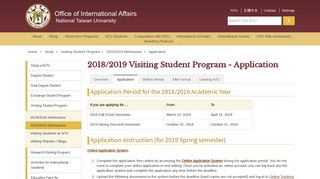 
                            9. Application - Office of International Affairs, NTU