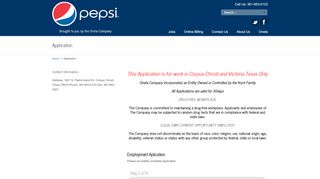 
                            4. Application « Pepsi