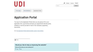 
                            1. Application Portal - UDI