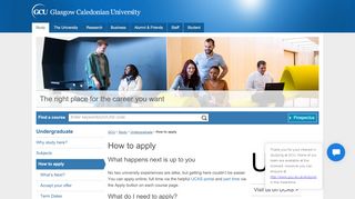 
                            3. Application Process | Glasgow Caledonian University | ...