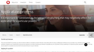 
                            1. Application process | Search for jobs | Careers | Vodacom Group