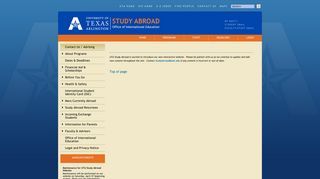 
                            3. Application Process > UTA Study Abroad