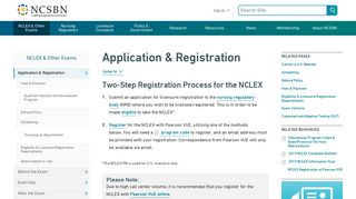 
                            3. Application & Registration | NCSBN