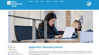 
                            3. Application: Secondary School - Berlin Cosmopolitan School