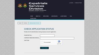 
                            7. Application Status - ESD - Jabatan Imigresen Malaysia