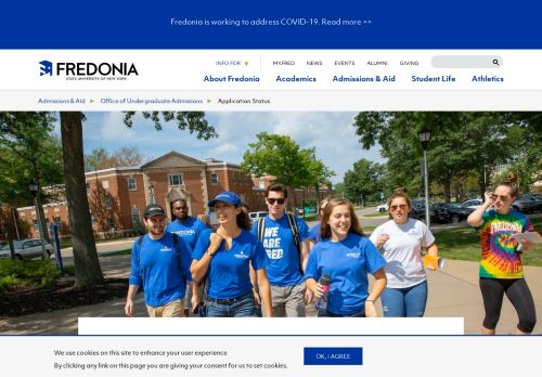 
                            12. Application Status | Fredonia.edu