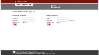 
                            5. Application Status > Sign In - caits - Indiana University