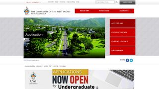
                            7. Application | The University of the West Indies at Mona ... - UWI, Mona