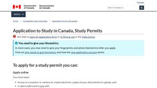 
                            6. Application to Study in Canada, Study Permits