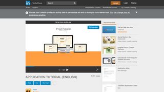 
                            4. APPLICATION TUTORIAL (ENGLISH) - SlideShare