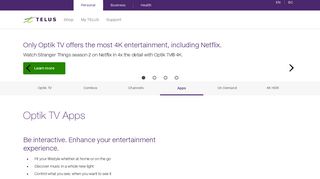 
                            9. Applications | Télévision | TELUS Québec