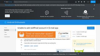 
                            13. applications - Unable to add rediffmail account in G-mail app ...