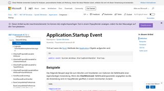
                            6. Application.Startup Event (System.Windows) | Microsoft Docs