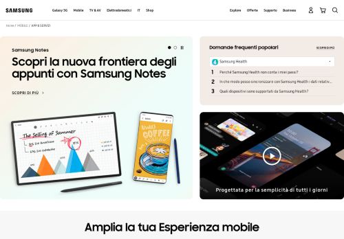 
                            3. Applicazioni | Samsung IT