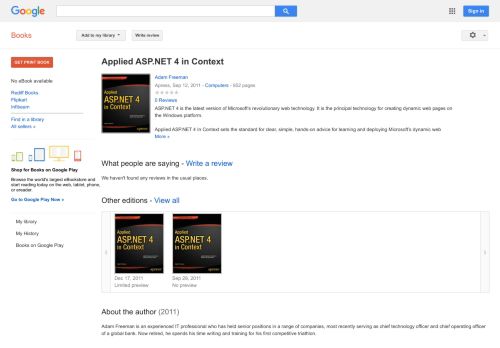 
                            9. Applied ASP.NET 4 in Context