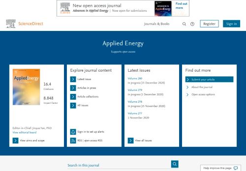 
                            4. Applied Energy | ScienceDirect.com