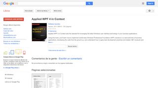 
                            9. Applied WPF 4 in Context - Resultado de Google Books