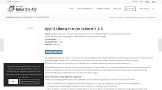 
                            11. Applikationszentrum Industrie 4.0 – Fraunhofer IPA – ALLIANZ ...